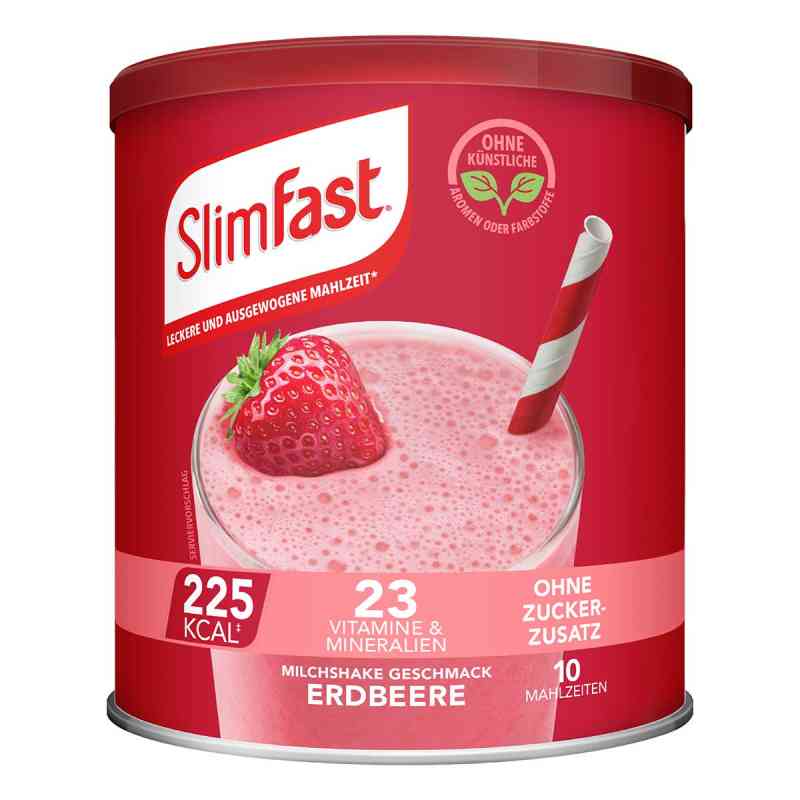 Slim Fast Pulver Erdbeere 365 g von ALLPHARM Vertriebs GmbH PZN 18825184