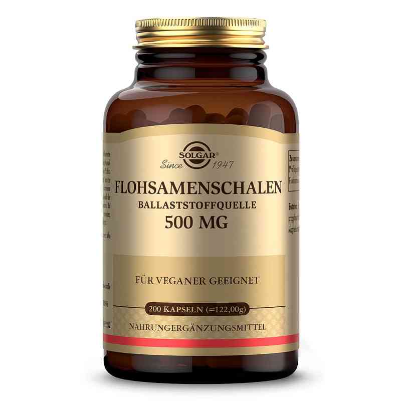 Solgar Flohsamenschalen 500 mg Kapseln 200 stk von pro medico Handels GmbH PZN 19500946