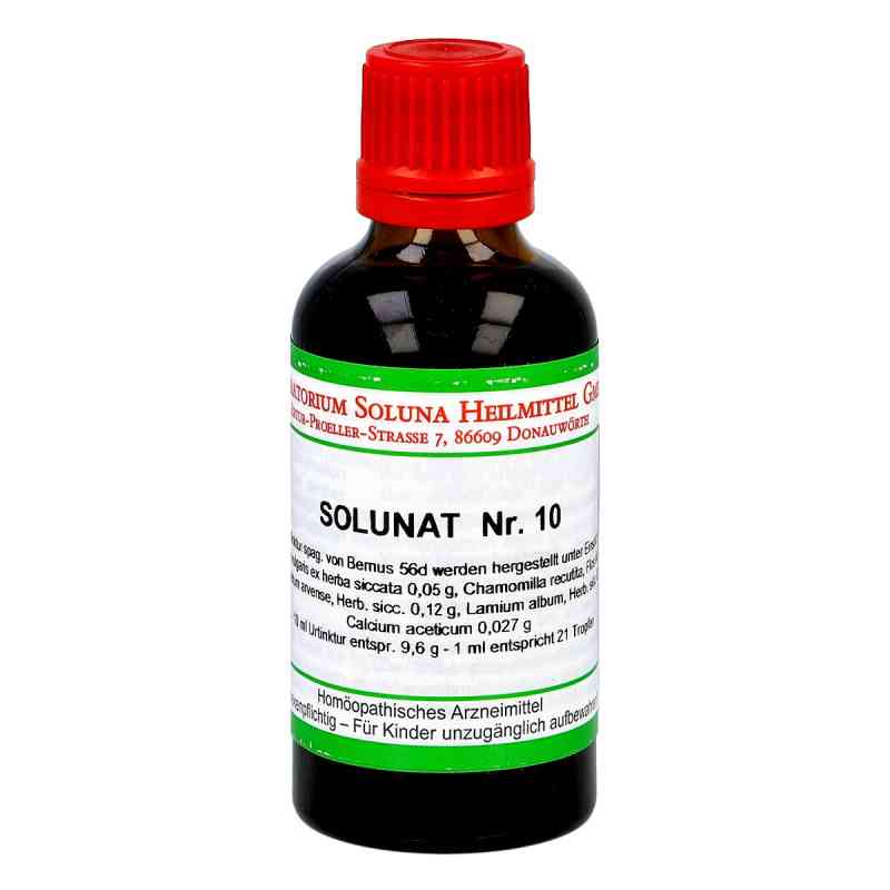 Solunat Nummer 10 Tropfen 50 ml von Laboratorium Soluna Heilmittel G PZN 02939951