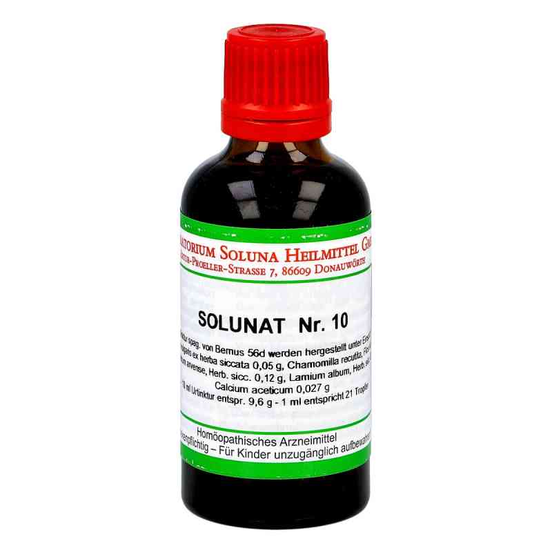 Solunat Nummer 10 Tropfen 50 ml von Laboratorium Soluna Heilmittel GmbH PZN 02939951