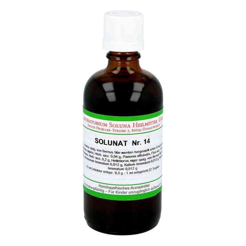 Solunat Nummer 14 Tropfen 100 ml von Laboratorium Soluna Heilmittel GmbH PZN 02941020