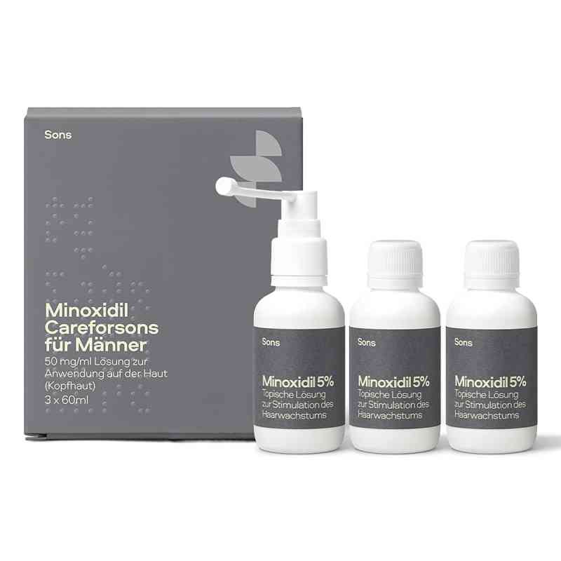 Sons Minoxidil Careforsons Männer 50 Mg/ml Lösung 3X60 ml von CAREFORSONS IRELAND LIMITED PZN 18442744