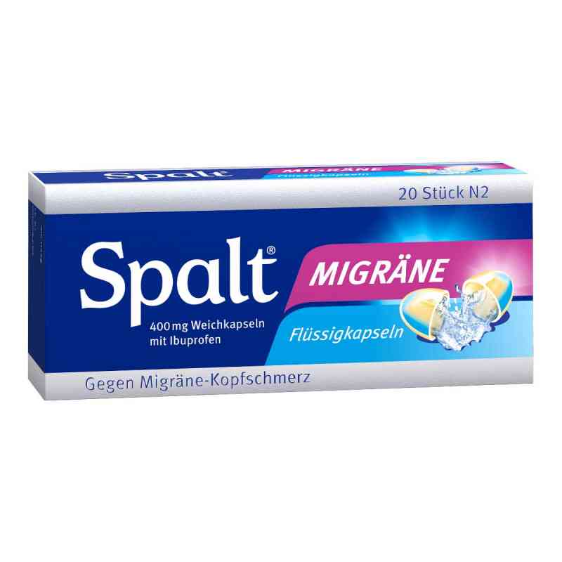 Spalt Migräne 400mg Weichkapseln 20 stk von PharmaSGP GmbH PZN 00808044