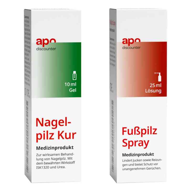 Sparset: Nagelpilz Kur + Fußpilzspray 1 Pck von PK Benelux Pharma Care BV PZN 08102589