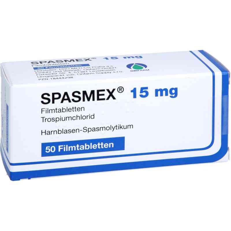 Spasmex 15 Mg Filmtabletten 50 stk von Orifarm GmbH PZN 18444298