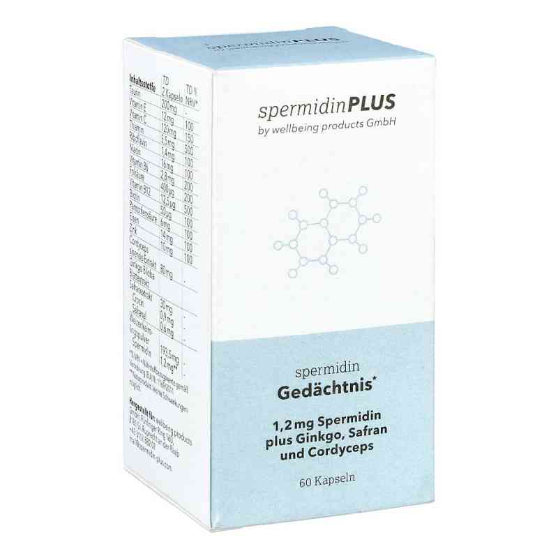 Spermidinplus Gedächtnis Kapseln 60 stk von Vitrasan GmbH PZN 16603692