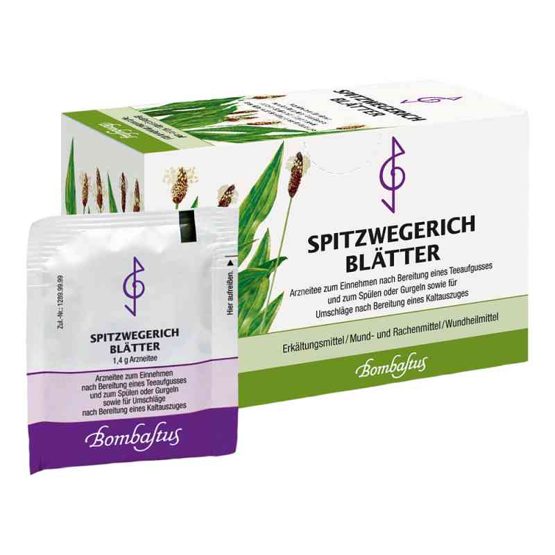 SPITZWEGERICHBLÄTTER BOMBASTUS 20X1.4 g von Bombastus-Werke AG PZN 02402777