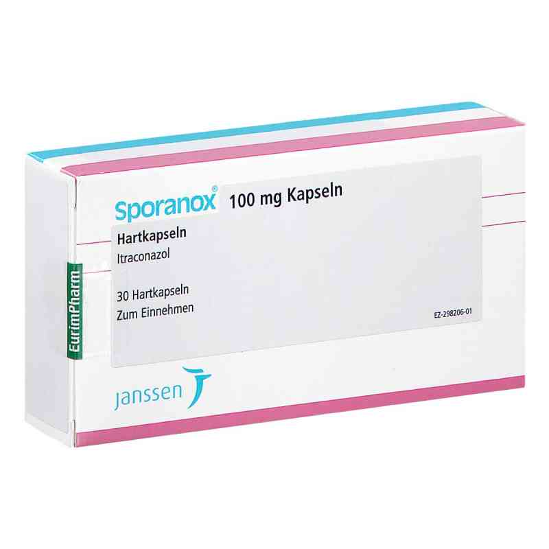 Sporanox 100 Mg Kapseln 30 stk von EurimPharm Arzneimittel GmbH PZN 18680627