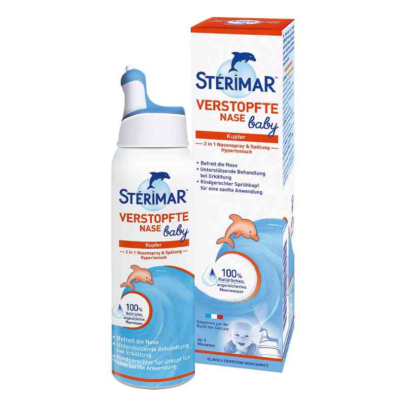 Sterimar Nasenspray Verstopfte Nase Baby Ab 3 Monat € 100 ml von Church & Dwight Deutschland GmbH PZN 17617182