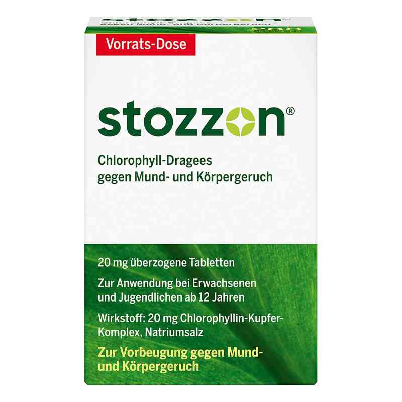 Stozzon Chlorophyll-Dragees gegen Mund- und Körpergeruch 200 stk von Queisser Pharma GmbH & Co. KG PZN 00977427