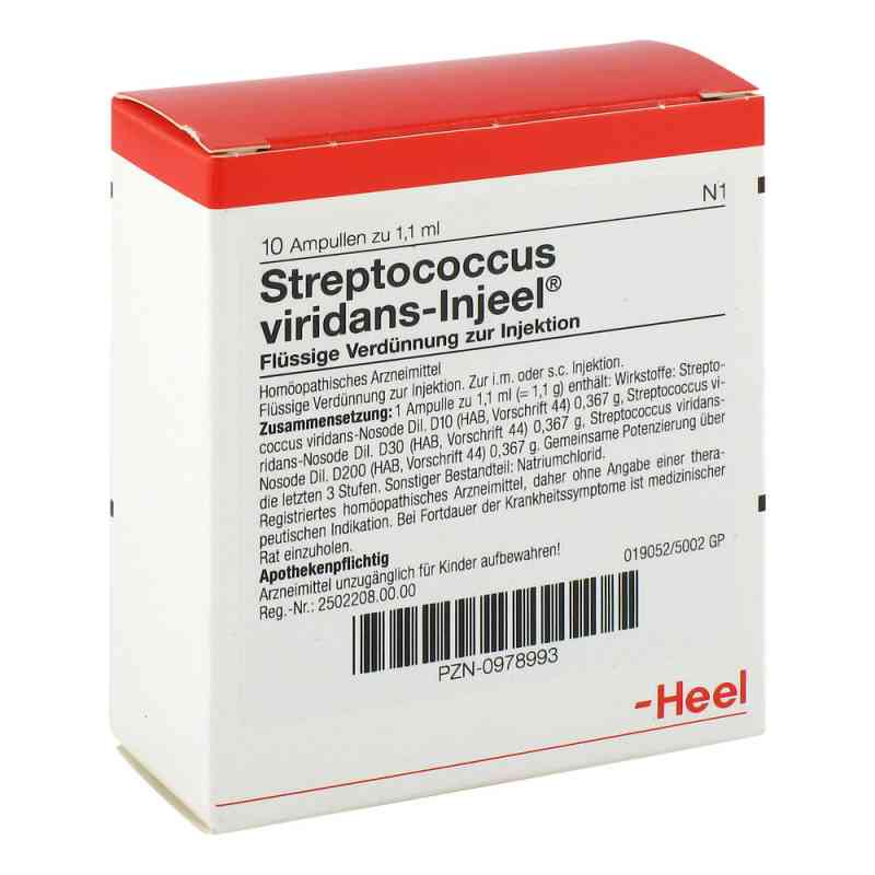 Streptococcus Viridans Injeel Ampullen 10 stk von Biologische Heilmittel Heel GmbH PZN 00978993