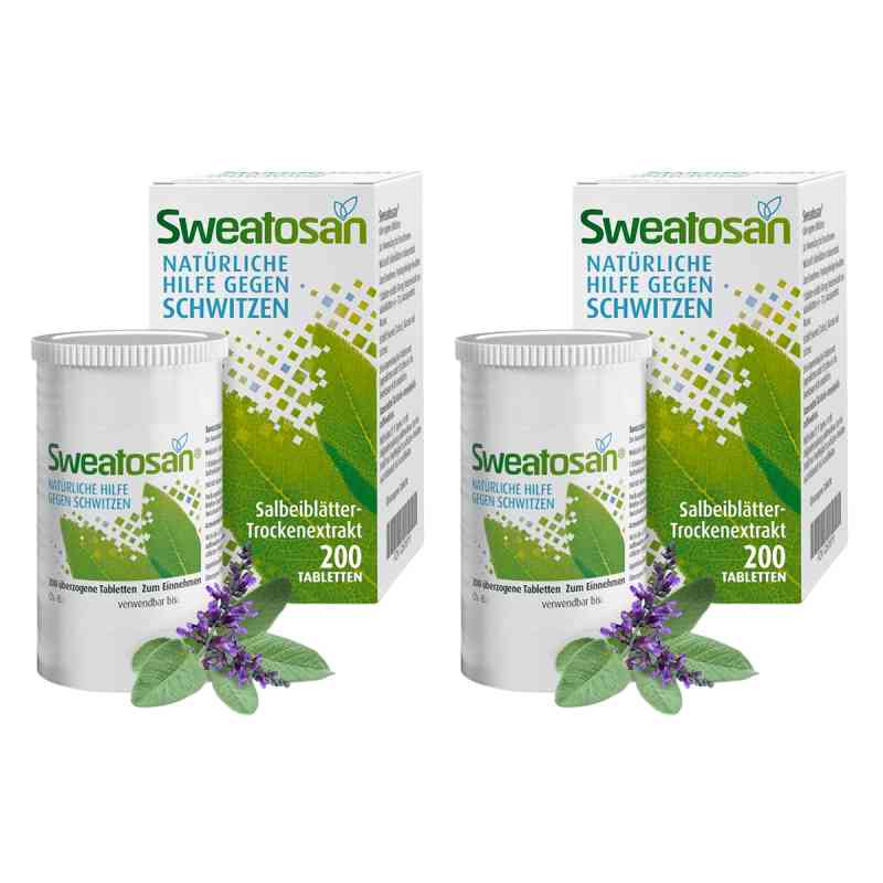 SWEATOSAN 2x200 stk von Heilpflanzenwohl GmbH PZN 08105879