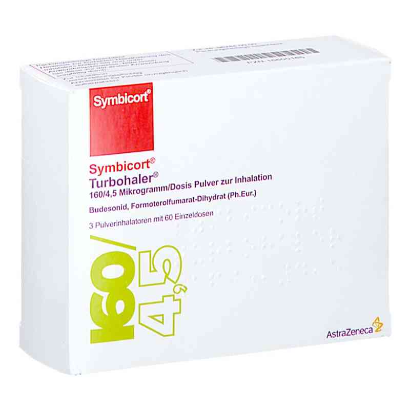 Symbicort Turbohaler 160/4,5 Μg/dosis 60 Ed 3 stk von Abacus Medicine A/S PZN 16600185