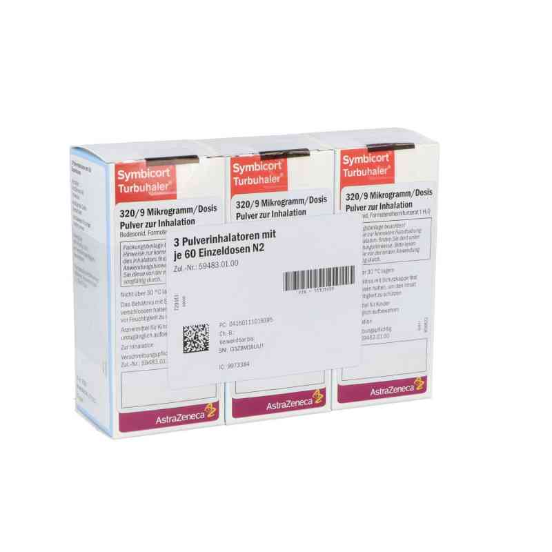 Symbicort Turbuhaler 320/9 [my]g/dosis 60 Ed 3 stk von EMRA-MED Arzneimittel GmbH PZN 11101939