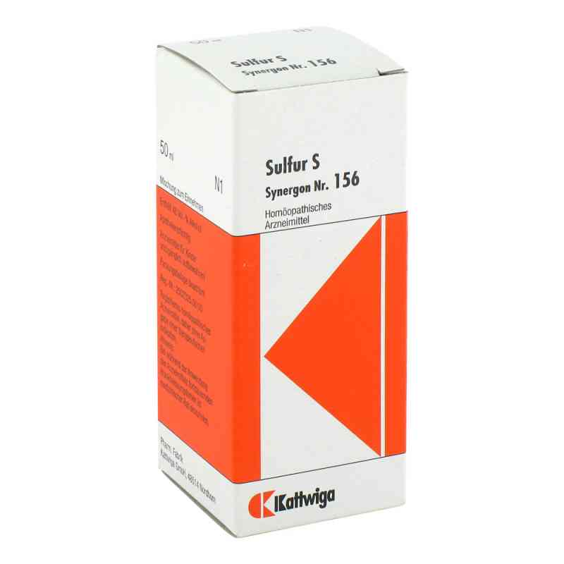Synergon 156 Sulfur S Tropfen 50 ml von Kattwiga Arzneimittel GmbH PZN 00619099