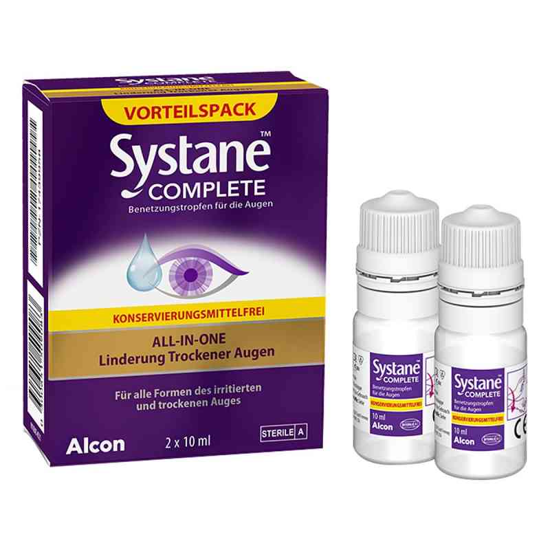 Systane Complete Benetzungstr.f.d.aug.o.konserv. 2X10 ml von Alcon Pharma GmbH PZN 17439958