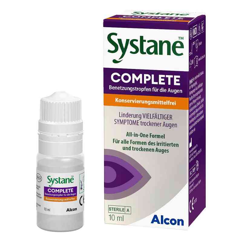 Systane COMPLETE ohne Konservierungsstoffe 10 ml von Alcon Deutschland GmbH PZN 17439941