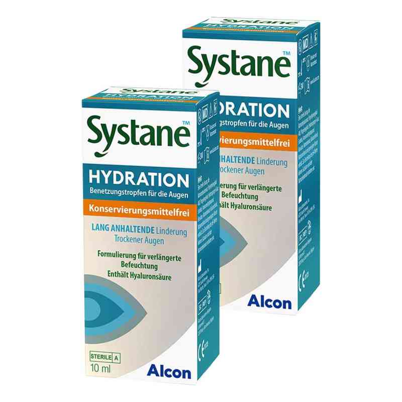 Systane Hydration ohne Konservierungsmittel 2x10 ml von Alcon Deutschland GmbH PZN 08106057