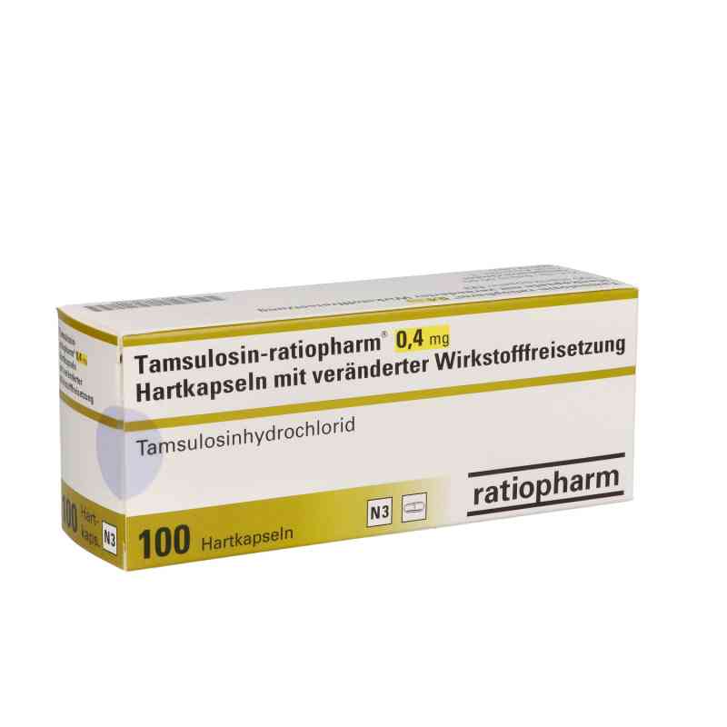 Tamsulosin-ratiop.0,4 mg Hartk.m.verä.wst.-frs. 100 stk von ratiopharm GmbH PZN 07260460