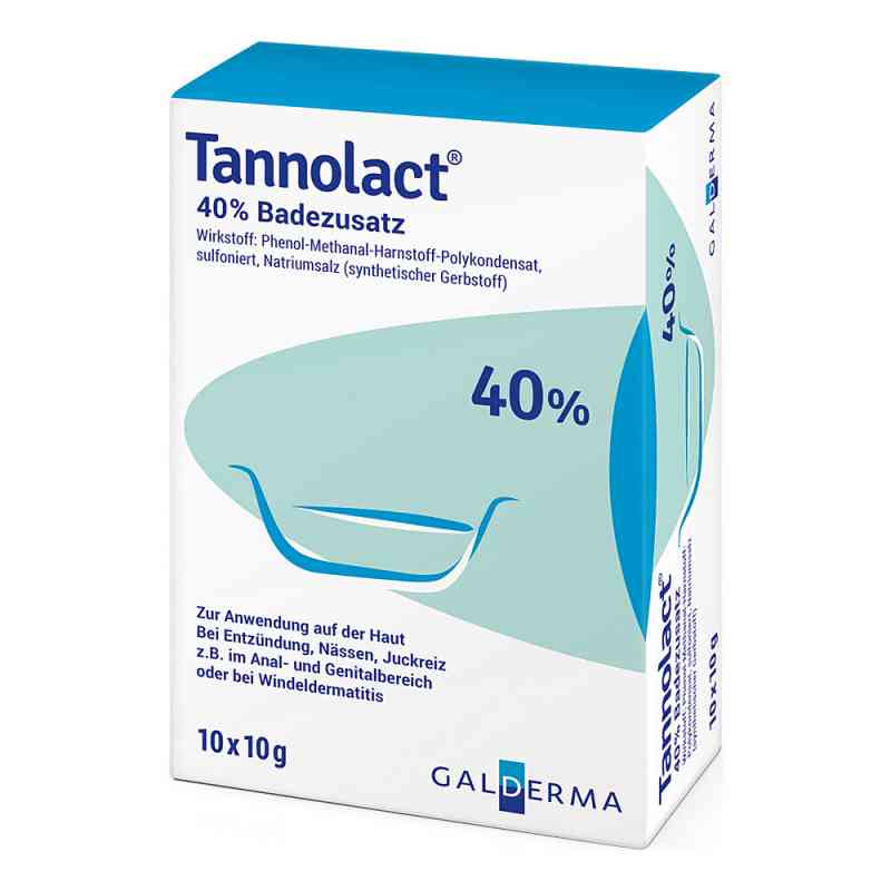 Tannolact 40% Badezusatz Beutel 10X10 g von Galderma Laboratorium GmbH PZN 03669382