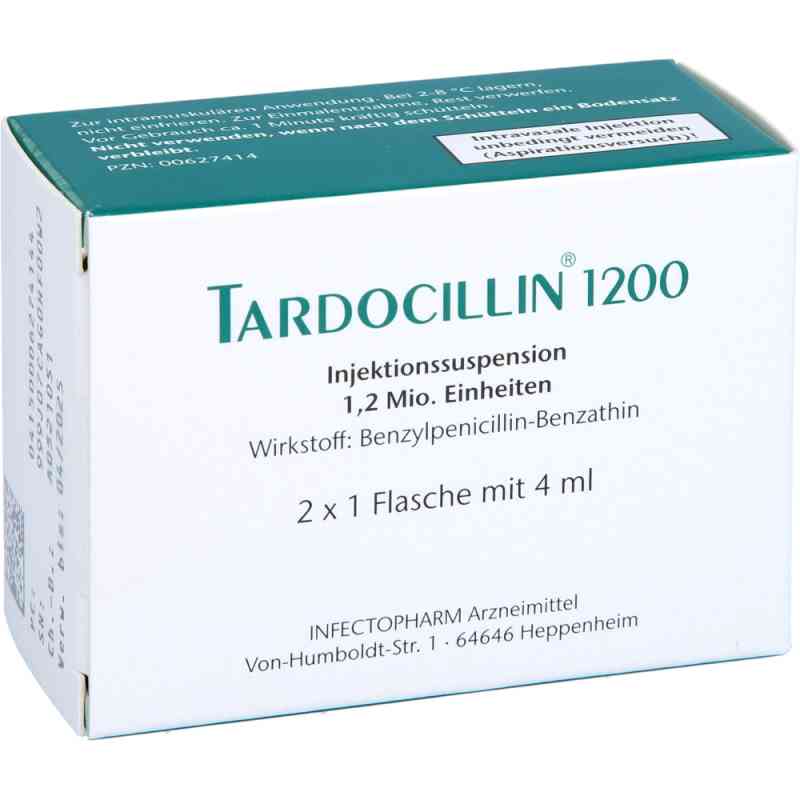 Tardocillin 1200 spritzfertige Suspension 2X4 ml von INFECTOPHARM Arzn.u.Consilium GmbH PZN 00627414
