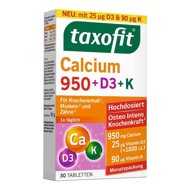 Taxofit Calcium 950+D3+K Tabletten 30 stk von MCM KLOSTERFRAU Vertr. GmbH PZN 17877517