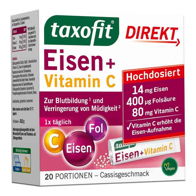 taxofit® Eisen + Vitamin C Direkt-Granulat 20 stk von MCM KLOSTERFRAU Vertr. GmbH PZN 19080556
