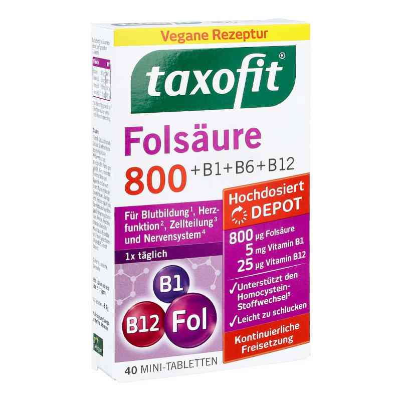 Taxofit Folsäure 800 Depot Tabletten 40 stk von MCM KLOSTERFRAU Vertr. GmbH PZN 12550705