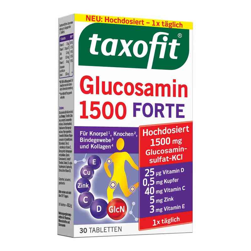 Taxofit Glucosamin 1500 Forte Tabletten 30 stk von MCM KLOSTERFRAU Vertr. GmbH PZN 17201406