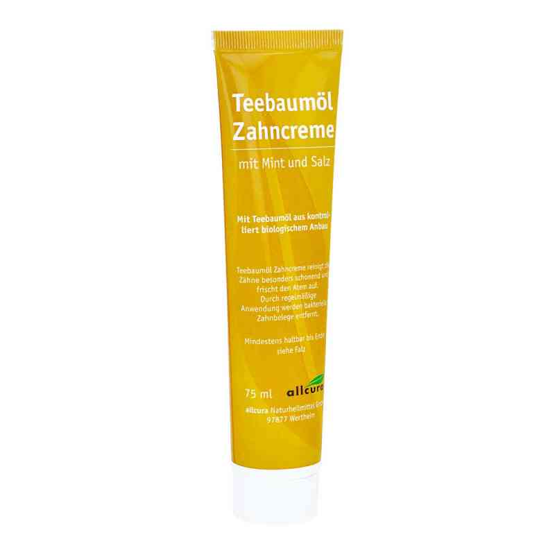 Teebaum Zahncreme 75 ml von allcura Naturheilmittel GmbH PZN 07379965