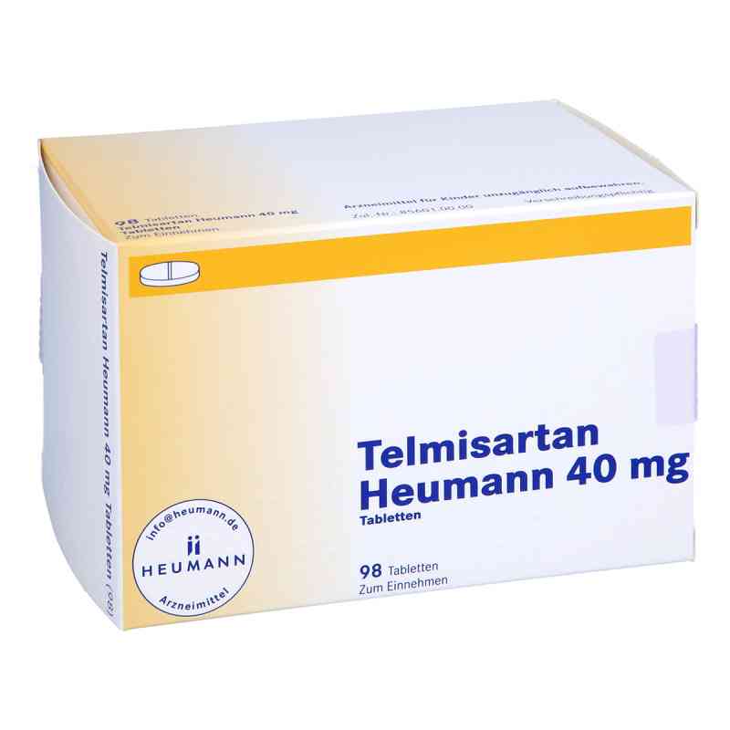 Telmisartan Heumann 40 mg Tabletten 98 stk von HEUMANN PHARMA GmbH & Co. Generi PZN 15864752