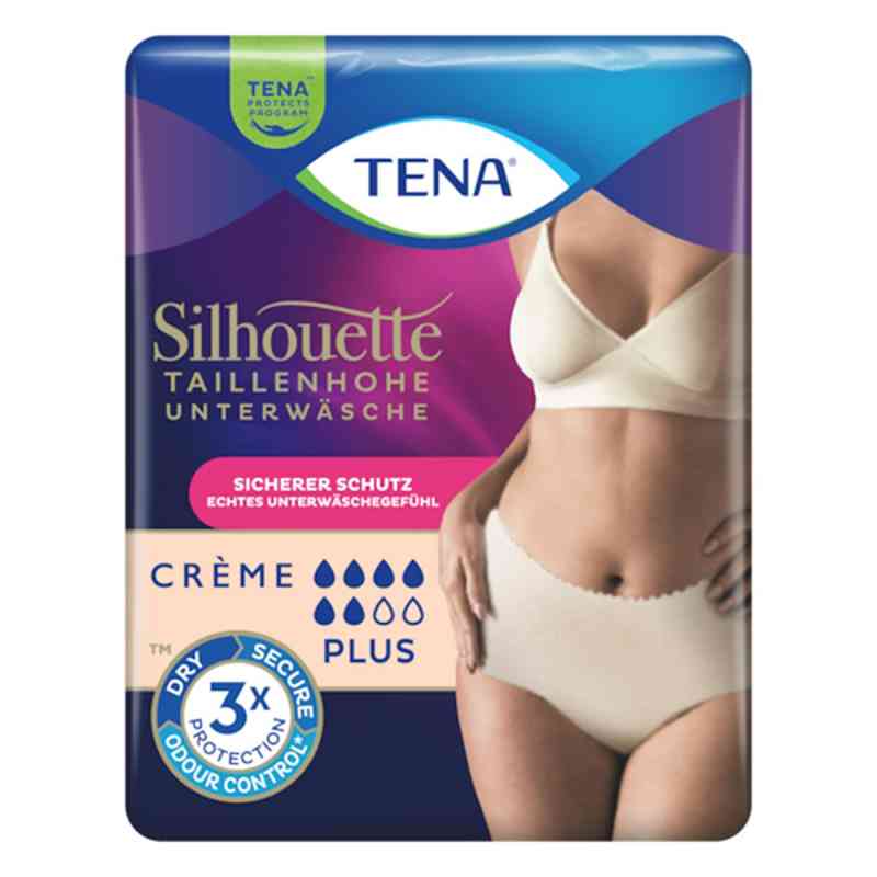 Tena Silhouette Plus L Creme Inkontinenz Pants 2X8 stk von Essity Germany GmbH PZN 18665013