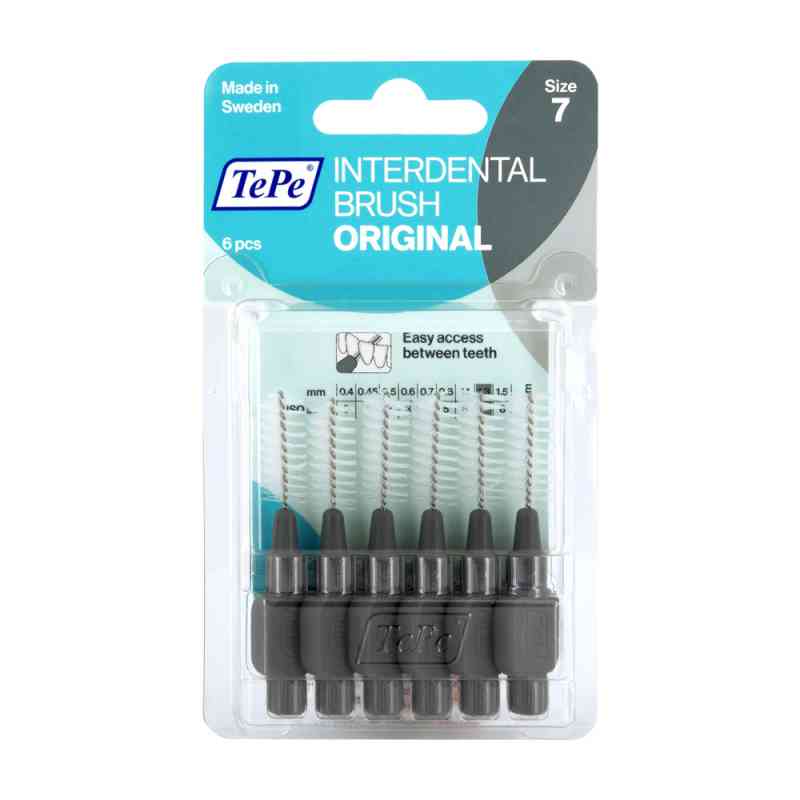 Tepe Interdentalbürste 1,3mm grau 6 stk von TePe D-A-CH GmbH PZN 07641423