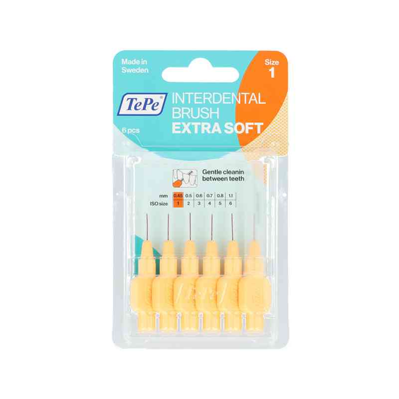 Tepe Interdentalbürste x-weich 0,45mm 6 stk von TePe D-A-CH GmbH PZN 09724768