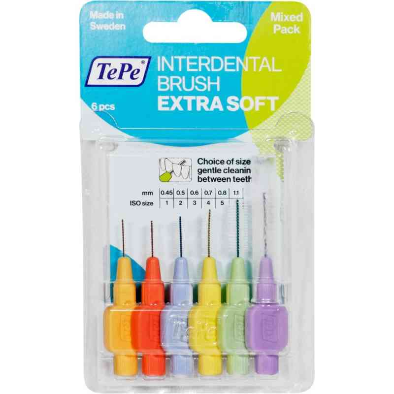 Tepe Interdentalbürste x-weich gemischt 6 stk von TePe D-A-CH GmbH PZN 09724923