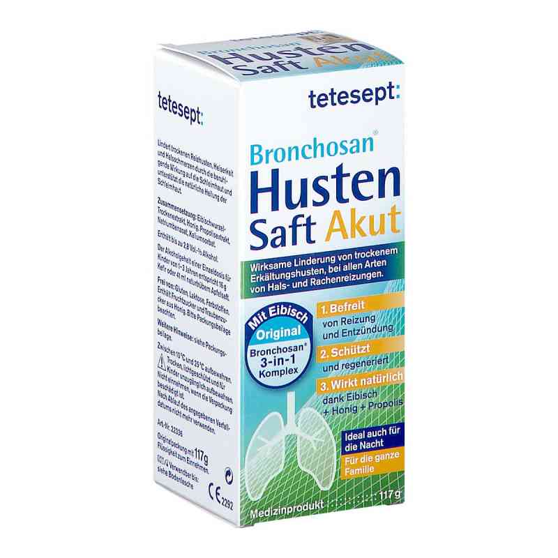 Tetesept Bronchosan Husten Akut Saft 117 g von Merz Consumer Care GmbH PZN 15584053