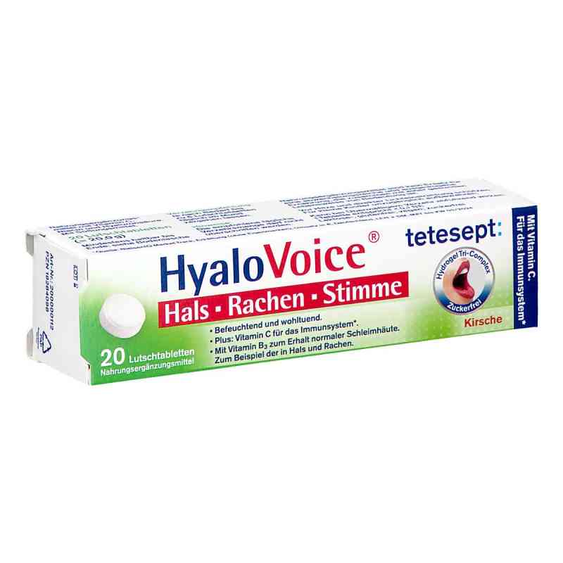 Tetesept Hyalovoice Hals Rachen Stimme Lutschtabletten  20 stk von Merz Consumer Care GmbH PZN 19284098