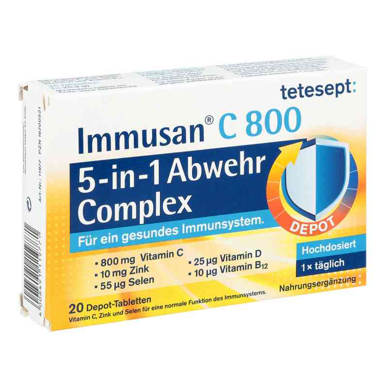Tetesept Immusan C 800 5in1 Abwehr Complex Tabletten 20 stk von Merz Consumer Care GmbH PZN 16700521