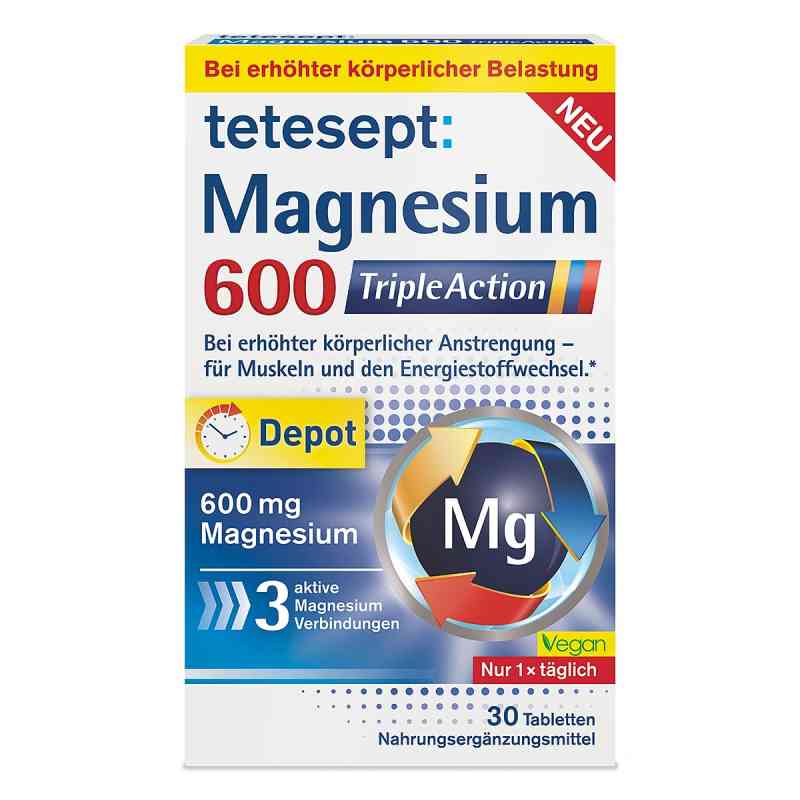 Tetesept Magnesium 600 Triple Action Filmtabletten 30 stk von Merz Consumer Care GmbH PZN 19205957