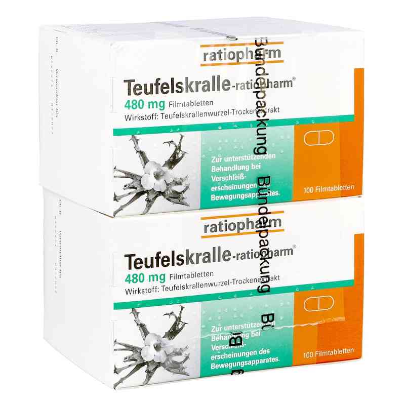 Teufelskralle-ratiopharm® 480 mg Filmtabletten 200 stk von ratiopharm GmbH PZN 02940747