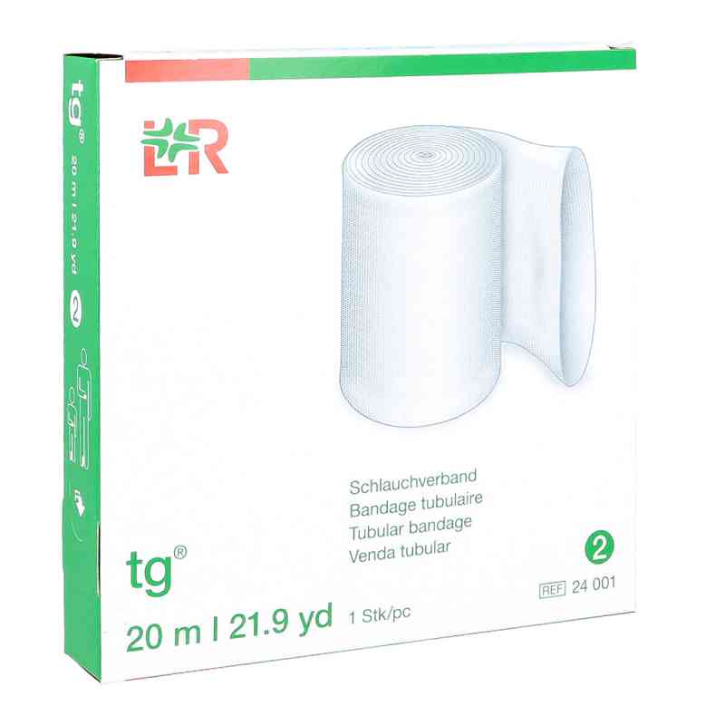 Tg Schlauchverband Größe 2 20 m weiss 24001 1 stk von Lohmann & Rauscher GmbH & Co.KG PZN 01020217