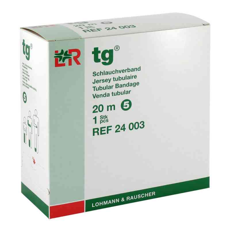 Tg Schlauchverband Größe 5 20 m weiss 24003 1 stk von Lohmann & Rauscher GmbH & Co.KG PZN 01020269