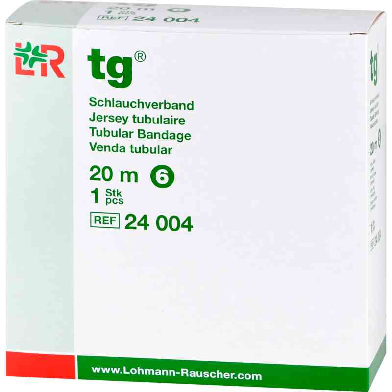Tg Schlauchverband Größe 6 20 m weiss 1 stk von ToRa Pharma GmbH PZN 12449076