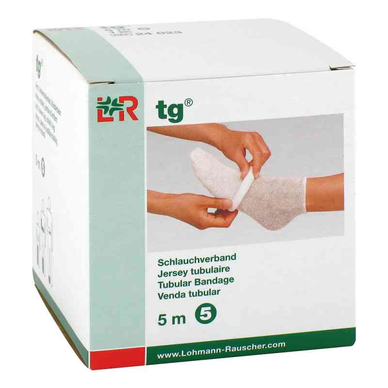 Tg Schlauchverband weiss 5 m Größe 5 24023 1 stk von 1001 Artikel Medical GmbH PZN 05893741
