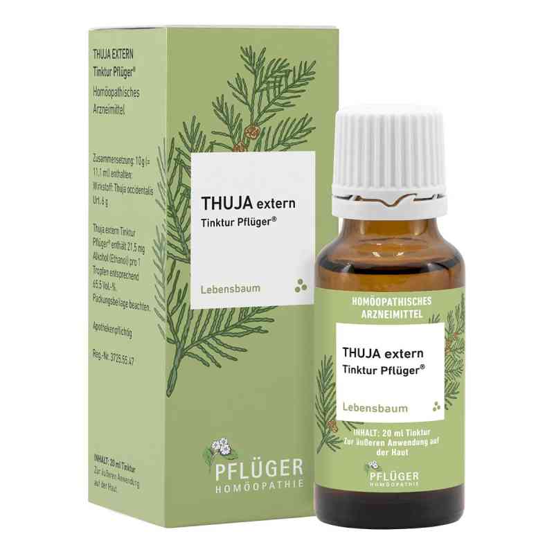 Thuja Extern Tinktur Pflüger 20 ml von Homöopathisches Laboratorium Alexander Pflüger Gmb PZN 18757838
