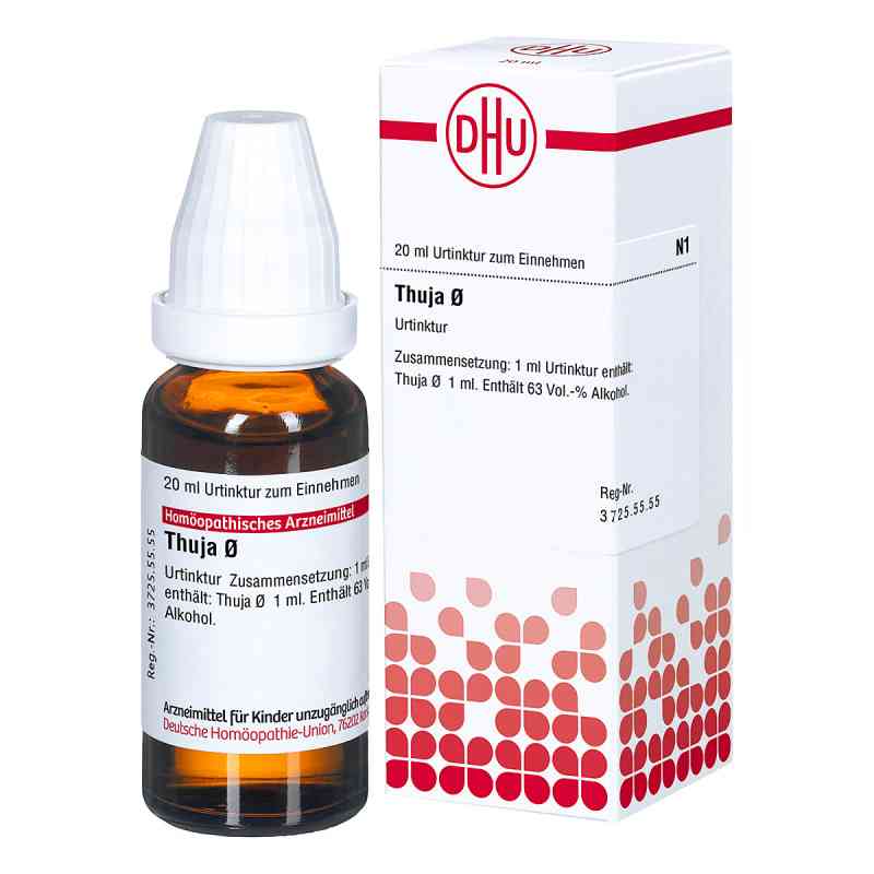 Thuja Urtinktur 20 ml von DHU-Arzneimittel GmbH & Co. KG PZN 02119857