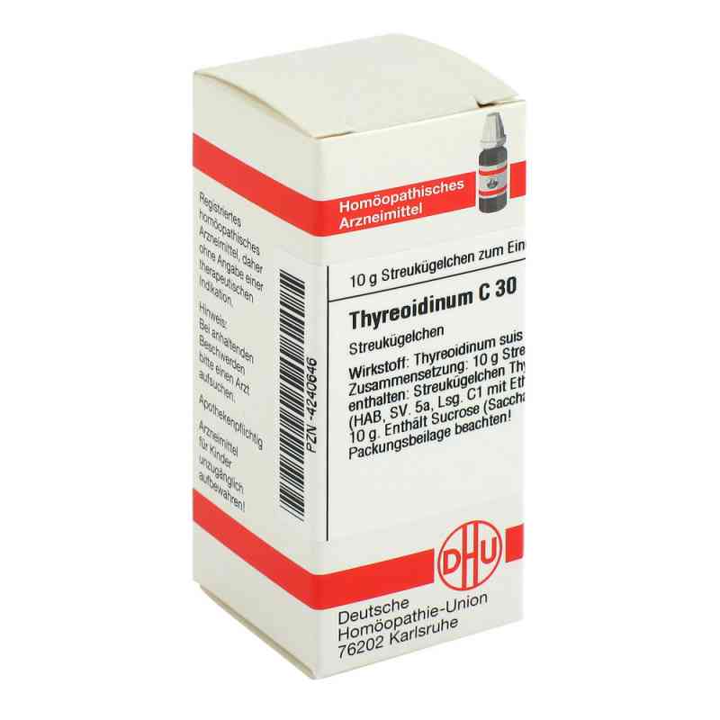 Thyreoidinum C 30 Globuli 10 g von DHU-Arzneimittel GmbH & Co. KG PZN 04240646