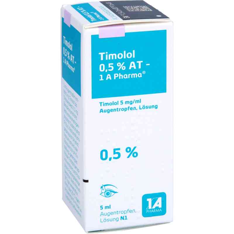 Timolol 0,5% AT-1A Pharma 5 ml von 1 A Pharma GmbH PZN 06324241