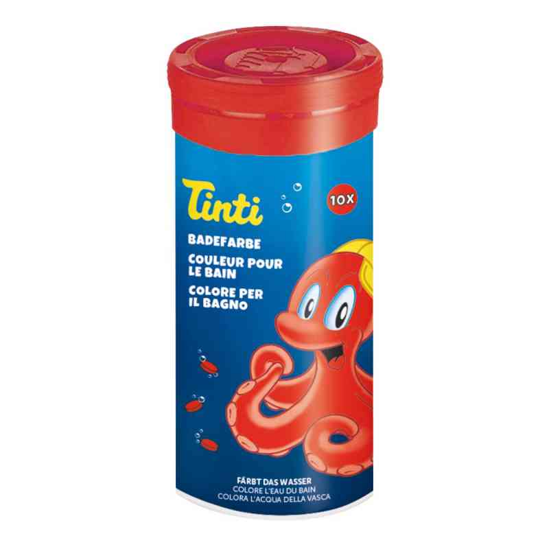 Tinti Badewasserfarbe Rot 10X4.5 g von WEPA Apothekenbedarf GmbH & Co KG PZN 17181000