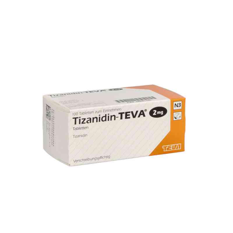Tizanidin Teva 2 mg Tabletten 100 stk von Teva GmbH PZN 06681194